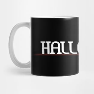 Halloween simple latter design Mug